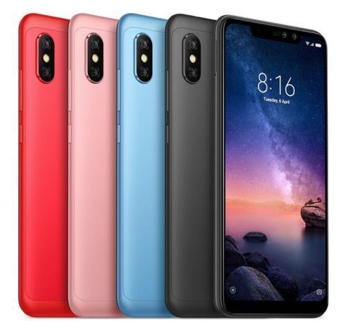 Xiaomi Redmi Note 6 Pro 64GB + 4GB RAM 6 Xiaomi Redmi Note 6 Pro 64GB + 4GB RAM 6.26" Dual Camera LTE Factory Unlocked Smartphone - Global Version